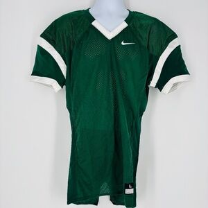 New Nike Men's Football Jersey Green/White Size: M & L Authentic Athletic Wear